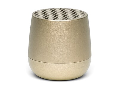 LEXON LA113 MINO Wireless Bluetooth® Mini Speaker - Aluminum Gold