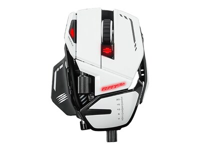 Mad Catz R.A.T. 8+ Wired Optical Gaming Mouse - White