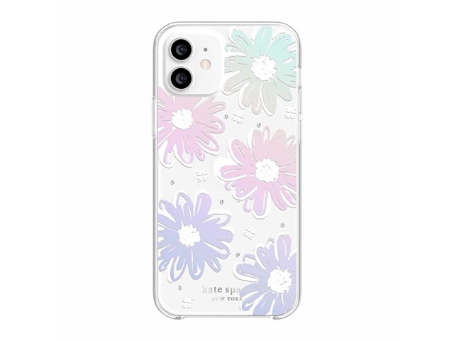 Kate Spade iPhone 12/12 Pro Protective Case - Daisy Iridescent