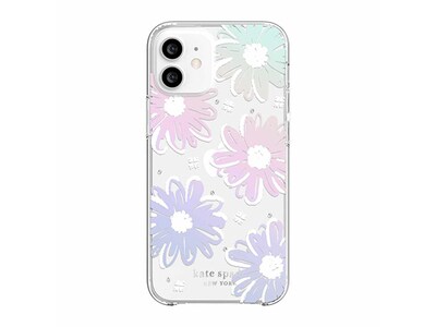 Kate Spade iPhone 12 Mini Protective Case - Daisy Iridescent