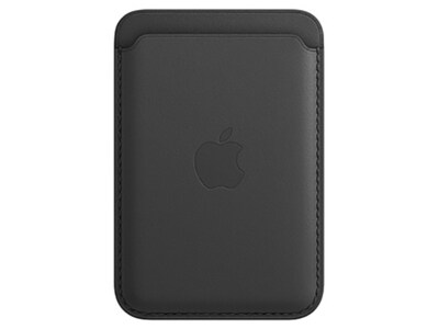 Étui portefeuille en cuir avec MagSafe d’Apple pour iPhone 12 series - noir