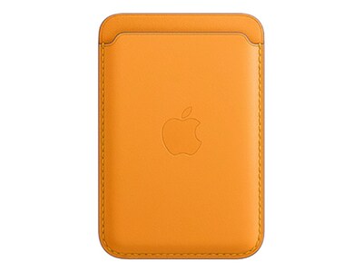 Étui portefeuille en cuir avec MagSafe d’Apple pour iPhone 12 series - California Poppy