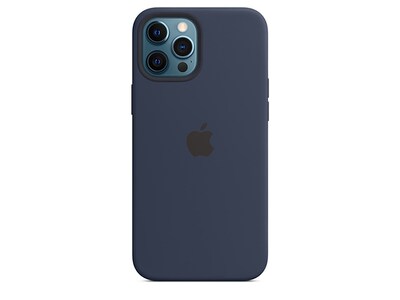 Étui en silicone avec MagSafe d’Apple® pour iPhone 12 Pro Max - bleu