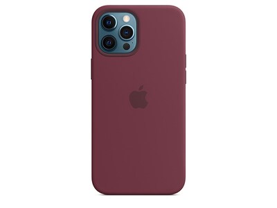 Apple iPhone 12 Pro Max Silicone Case with MagSafe - Plum