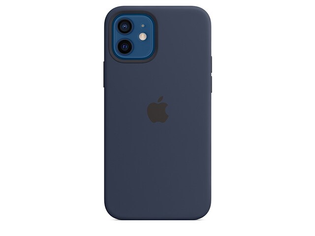 Étui en silicone avec MagSafe d’Apple® pour iPhone 12/12 Pro - bleu