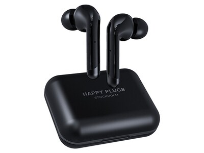 Happy Plugs Air 1 Plus In-Ear True Wireless Headphones - Black