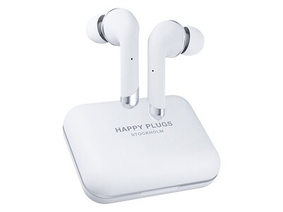 Happy Plugs Air 1 Plus In-Ear True Wireless Headphones - White