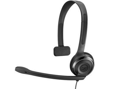 Sennheiser PC 7 On-Ear Single-Sided PC USB Headset - Black