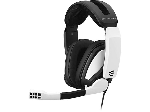 Casque d’écoute de jeu câblé GSP 301 EPOS I de Sennheiser pour Xbox, PS4™, Mac, Nintendo Switch - noir et blanc