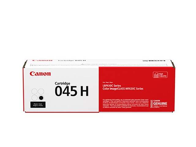 Canon 045H High Yield Toner Cartridge - Black (1246C001)