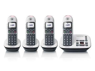 Motorola CD5014 Téléphone sans fil à 4 combinés