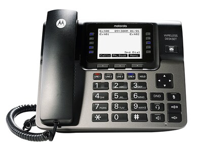 Motorola 4-Line Unison Wireless Accessory Desk Phone