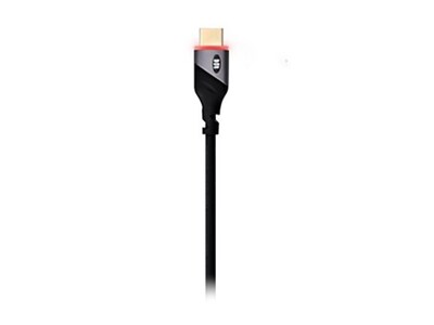 Monster 2m (6.5’) LED Light UHD HDMI Cable - Red
