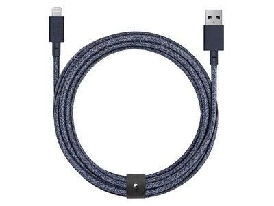 Native Union 3m (10’) Lightning-to-USB XL Belt Cable - Indigo  