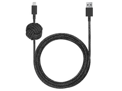 Native Union 3m (10’) Lightning-to-USB w/Knot Night Cable - Cosmo