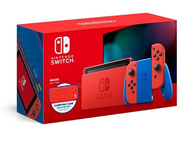 Console Nintendo Switch™ 32 Go - Édition Mario rouge et bleue