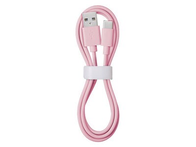 VITAL 1.2m (4’) USB Type-C™-to-USB Charge & Sync Cable - Blush Pink