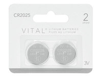 Vital CR2025 Battery Value Pack - 2-Pack