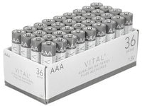 Vital AAA Alkaline Batteries - 36-Pack