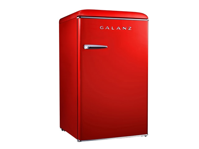 Mini-réfrigérateur GLR31TRDER Galanz de 3,1 pi.cu., deux portes, avec congélateur - rouge