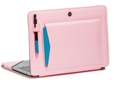 Bluebonnet Leather Folio Case for 15" MacBook Pro/Air - Pink