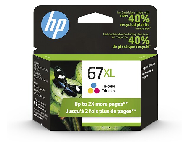 HP 67XL High Yield Tri-color Original Ink Cartridge (3YM58AN)