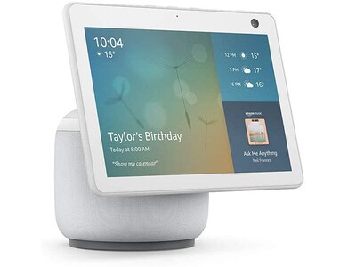 Amazon Echo Show 10 (3rd Gen) HD Smart Display with Motion & Alexa - Glacier White