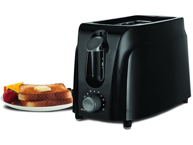 Brentwood TS-260B Cool Touch 2-Slice Toaster - Black