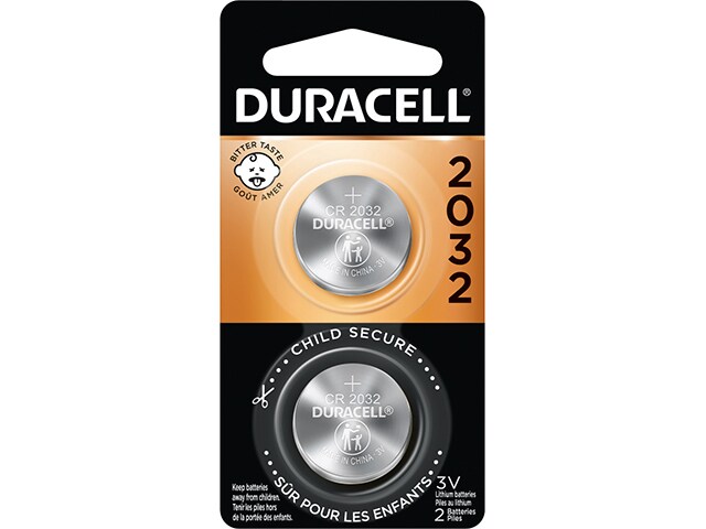 Duracell 2032 Lithium Coin Battery 3V - 2 Pack
