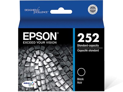 Epson 252 T252120-D2 DURABrite Ultra Black Dual Pack Standard Capacity Cartridge Ink		