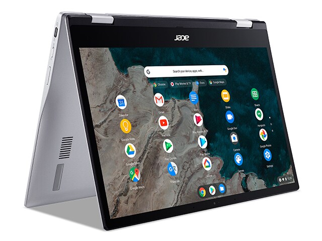 Ordinateur portable à écran tactile 2-en-1 13,3 po Chromebook Spin 513 CP513-1HL-S4XG ‘Acer avec processeur Qualcomm Snapdragon 7c, disque eMMC de 128
