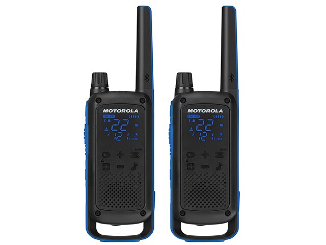 Motorola Talkabout T800 Two-way Radios (Dual Pack) - Black & Blue