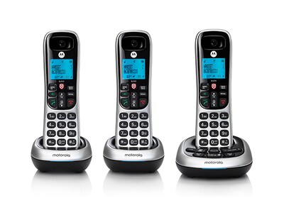 Motorola CD4013 Téléphone sans fil à 3 combinés