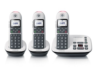 Motorola CD5013 Téléphone sans fil à 3 combinés