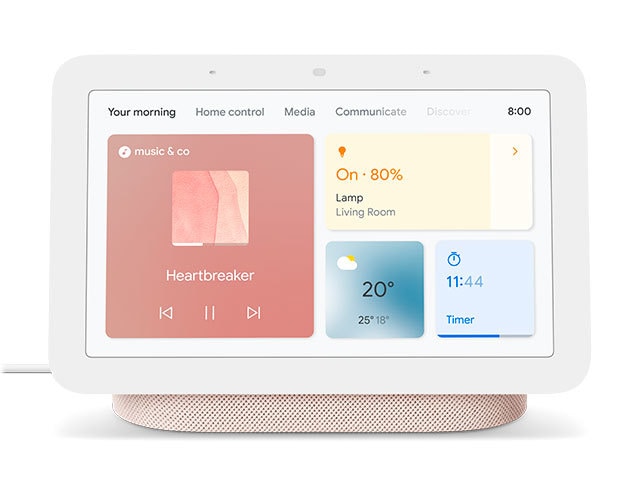 Google Nest Hub de 2ᵉ génération - Appareil pour maison intelligente avec l’Assistant Google