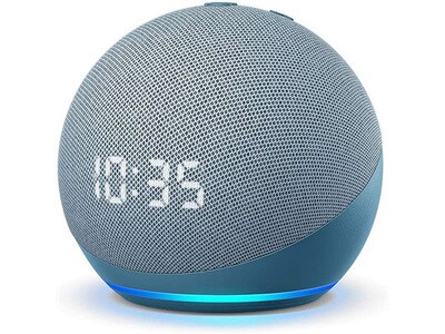 Amazon Echo Dot (4e génération) Haut-parleur intelligent avec horloge et Alexa - Bleu