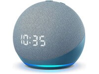 Amazon Echo Dot (4th Gen) Smart Speaker with clock and Alexa - Twilight Blue