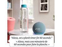 Amazon Echo Dot (4th Gen) Smart Speaker with clock and Alexa - Twilight Blue
