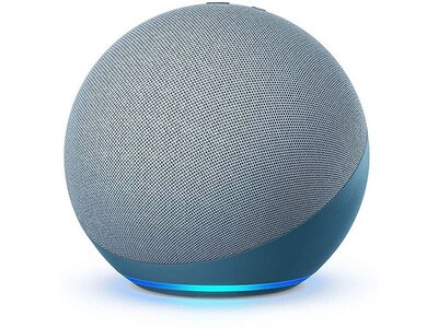 Amazon Echo (4th Gen) with Premium Sound Smart Speaker Home Hub & Alexa - Twilight Blue