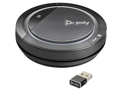 Haut-parleur et USB-A (BT600) pour Microsoft Teams Calisto 5300 215438-01 de Poly - Noir