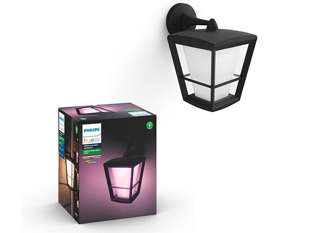 Philips Hue White & Colour Ambiance Econic Outdoor Wall Lantern (down)
