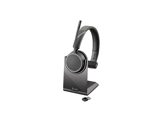 Poly 212740-01 Voyager 4210 UC BT600 Headphones With USB-A - Black