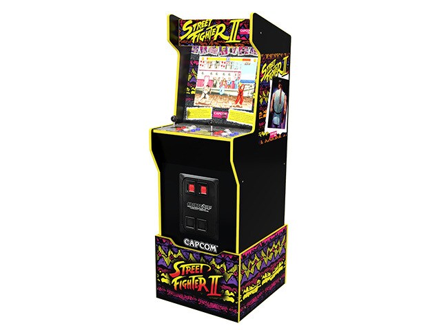 Borne d'arcade édition Capcom Legacy avec base d'Arcade1Up