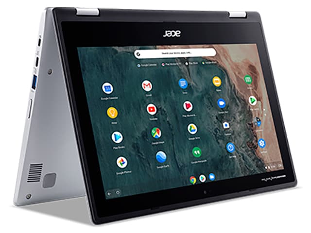 Ordinateur portable à écran tactile 2-en-1 11,6 po ChromeBook Spin 11 CP311-2H-C04Y d'Acer avec processeur N4100, disque eMMC de 32 Go, MEV de 4 Go, e