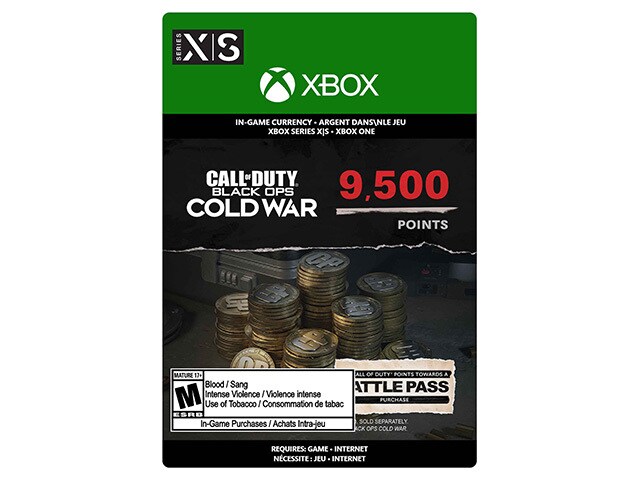 Call of Duty: Black Ops Cold War - 9,500 (Code Electronique) pour Xbox One & Xbox Series X/S