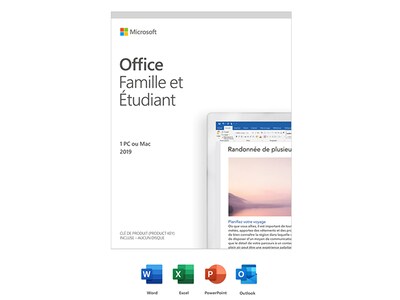 Microsoft Office Home & Student 2019 - 1PC - French