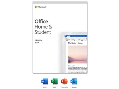 Microsoft Office 2019 Famille et Étudiant - Anglais