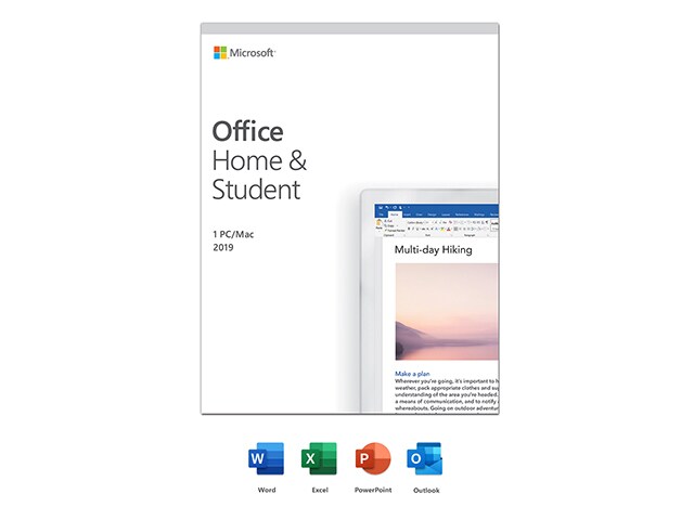 Microsoft Office 2019 Famille et Étudiant - Anglais