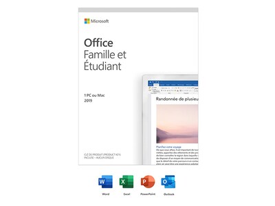 Microsoft Office 2019 Famille et Étudiant - Francais