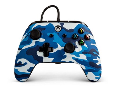 Manette filaire PowerA pour Xbox One - Camouflage marine